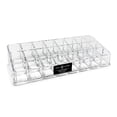 thumbnail image 5 of Isaac Jacobs Clear Acrylic 24-Compartment Lipstick/Short Lip Gloss Holder, Organizer for Makeup, Narrow Essential Oil Bottles, Storage Solution, Rack Display [Slot Size: 0.88"X0.88", 3 Rows (x8)], 5 of 6