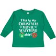 thumbnail image 3 of Inktastic This is My Christmas Movie Watching Shirt Boys or Girls Long Sleeve Toddler T-Shirt, 3 of 5