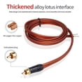 thumbnail image 3 of Cable de altavoz RCA macho a conector tipo banana Yuchenfeng, 3 of 7