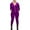 Purple, variant on tarylea Women's 2 Piece Outfits Long Sleeve Full Zipper Hoodies High Rise Leggings Casual Fitted Fall Matching Lounge Sets