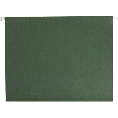 Smead Hanging File Folders Letter - 8 1/2' x 11' Sheet Size - 2' Expansion - 11 pt. Folder Thickness - Standard Green - 1.90 oz - Recycled - 25 / Box