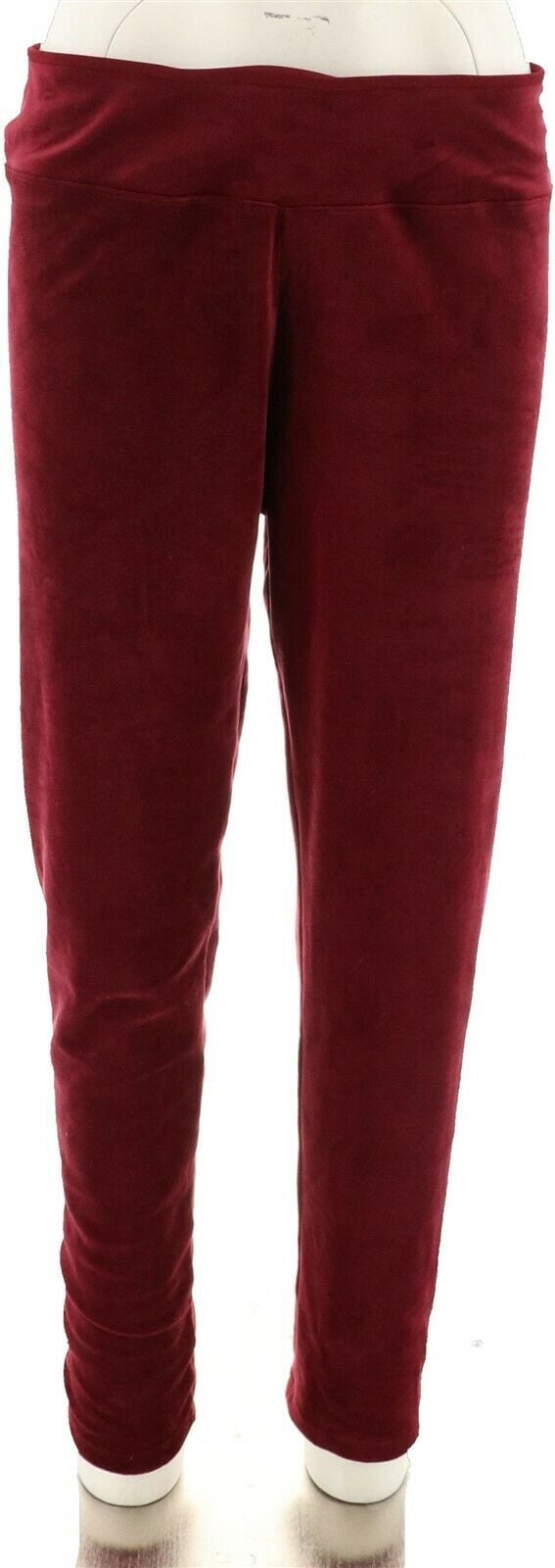 Cuddl Duds Double Plush Velour Leggings 