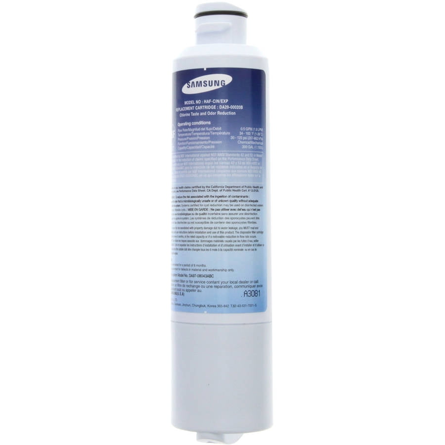 Samsung Da29 00020b Aqua Pure Plus Refrigerator Water Filter Walmart Com Walmart Com