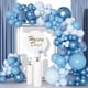 thumbnail image 1 of Yanlin Globos para Fiesta de Cumpleanios 106 Piezas, Juego de Globos Decoraciones para Fiestas, Kit de Guirnalda de Globos Azules Globos Metálicos para Cumpleaños Revelación de Sexo Graduación Año, 1 of 3