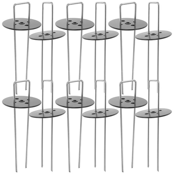 20 Sets U-shaped Ground Nail Bird Table Anchoring Pegs Outdoor Electric Cord Accesorios Para Camping Stakes