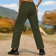thumbnail image 6 of GUACER Women's Cargo Joggers Elastic Waist Drawstring Utility Pants with Pockets Trousers, 6 of 6