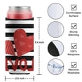 thumbnail image 4 of 2 Pcs Sleeves Beer Cooler Bags Insulated Collapsible Can Sleeves Love Stripe Can Cooler Sleeve for Energy Drink & Beer, 4 of 4