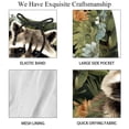 thumbnail image 4 of luoweisi Men's Beach Shorts Quick Dry Swim Trunks with Mesh Lining Raccoon 2XL, 4 of 5