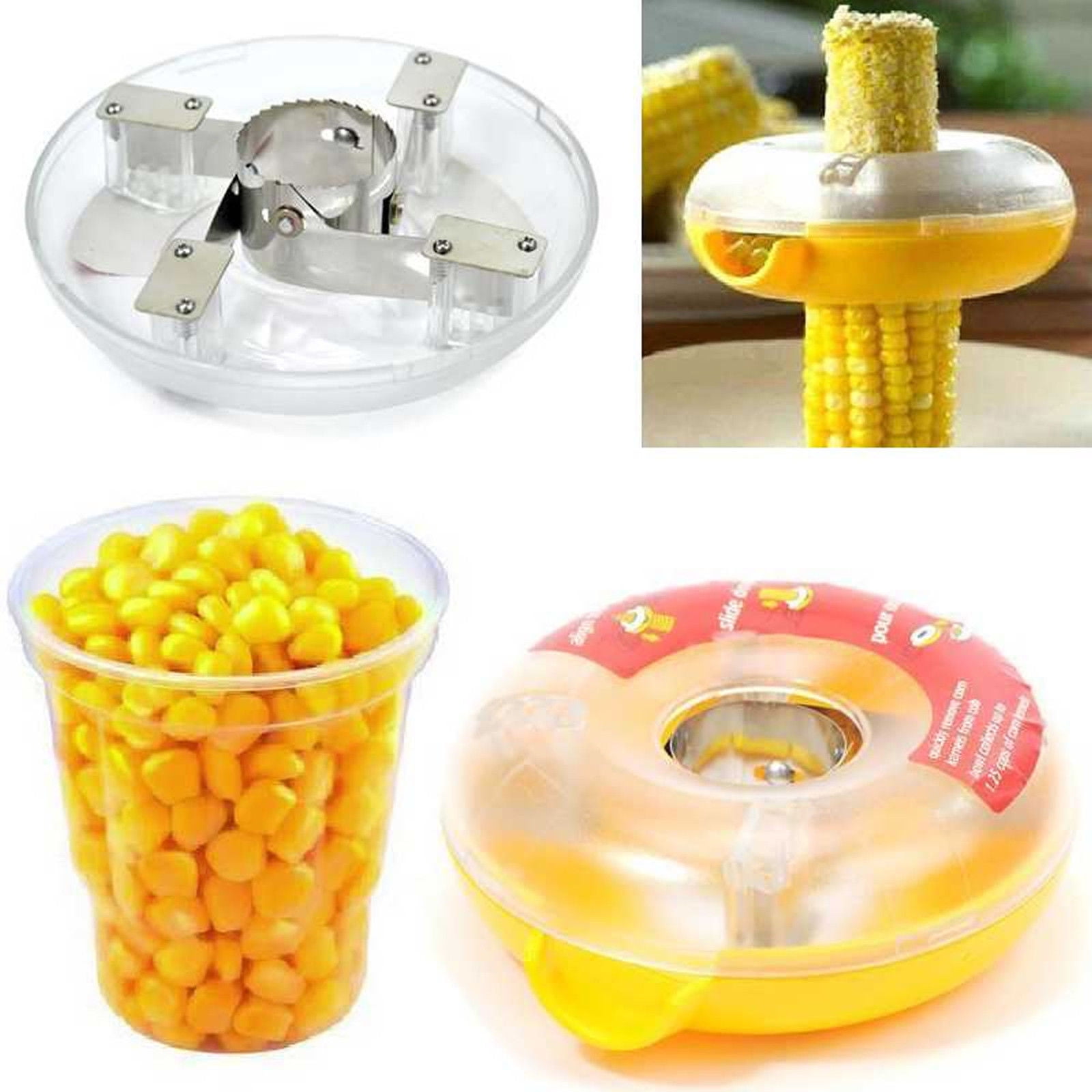 Multitrust Corn Stripper Cob Cutter Corn Peeler Shucker Kitchen Cooking