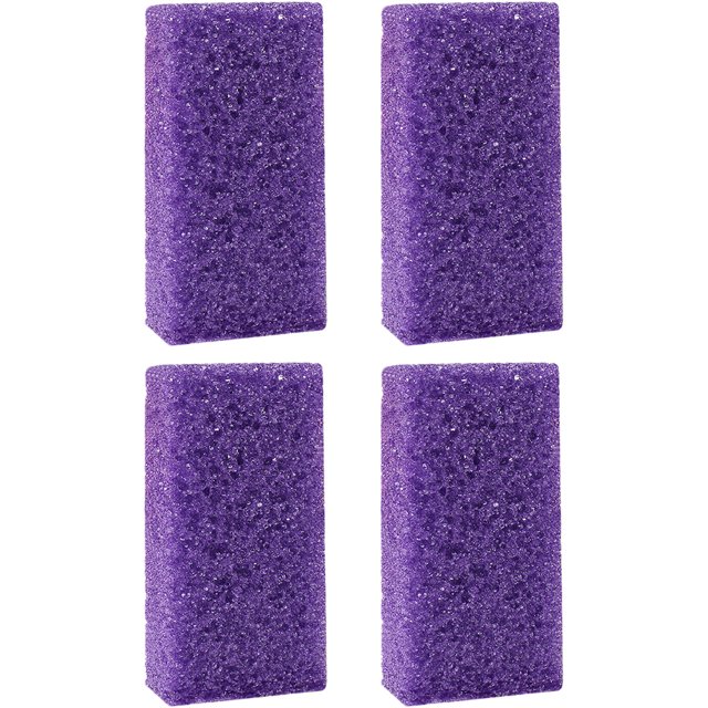 Lima para cutículas exfoliante para pies, molinillo para pies con espuma de PU, 4 unidades, color morado Adepaton Accesorios para Manicure y Pedicure