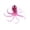 Purple, variant on 7.9in Soft Octopus Squid Fishing Lure with Integrated Hook, Realistic Eight-Leg Design, Bionic Bait for Boat and Sea Fishing, Brown