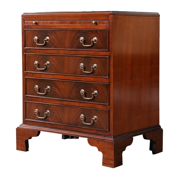 Small Mahogany Campaign Chest