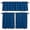 Blue Black, variant on Red Grey Branch Kitchen Curtains, Kitchen Curtains and Valances Set of 3, Spring Summer Pastoral Botanical Light Filtering Tailored Tier Curtain 36 Inch Length Drapes for RV Cafe Bathroom Bedroom