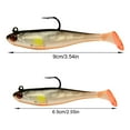 thumbnail image 5 of Fishing Tackle Accessories Pre-Rigged Soft Lure Artificial Swimbait Paddle Tail Fishing Lure Sinking Baits for Trout, 5 of 20