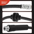 thumbnail image 5 of A-Premium Front Driver and Passenger Outer Side Brake Hydraulic Hose Compatible with Select Jeep Models - BU Series Renegade 2015 - Pack of 2, 5 of 6