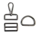 thumbnail image 1 of 15 Pcs Purse Hardware Heavy Duty Swivel Snap Hooks D Rings for Purse and Tri-glide Slide Buckles for Bag Making, 1 of 5