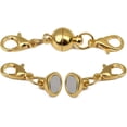 thumbnail image 2 of 10 Pcs Lobster Clasps Ball Buckles Closures Converter for Jewelry Necklace Bracelet Making Gold, 2 of 4