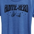 thumbnail image 3 of Instant Message - Auntie Hero  - Women's Short Sleeve Graphic T-Shirt, 3 of 6