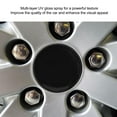 thumbnail image 4 of 4PCS Wheel Center Caps Car Rim Hub Covers 61mm ABS Metal Water Dust Proof Scratch for Sedan SUV Sports Car Easy Installation, 4 of 7