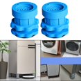 thumbnail image 2 of Maytalsory Shock Absorbing Anti Vibration Pads Lifting Foot Base for Home Kitchen Washroom Accessory Blue Type A 1Set, 2 of 6