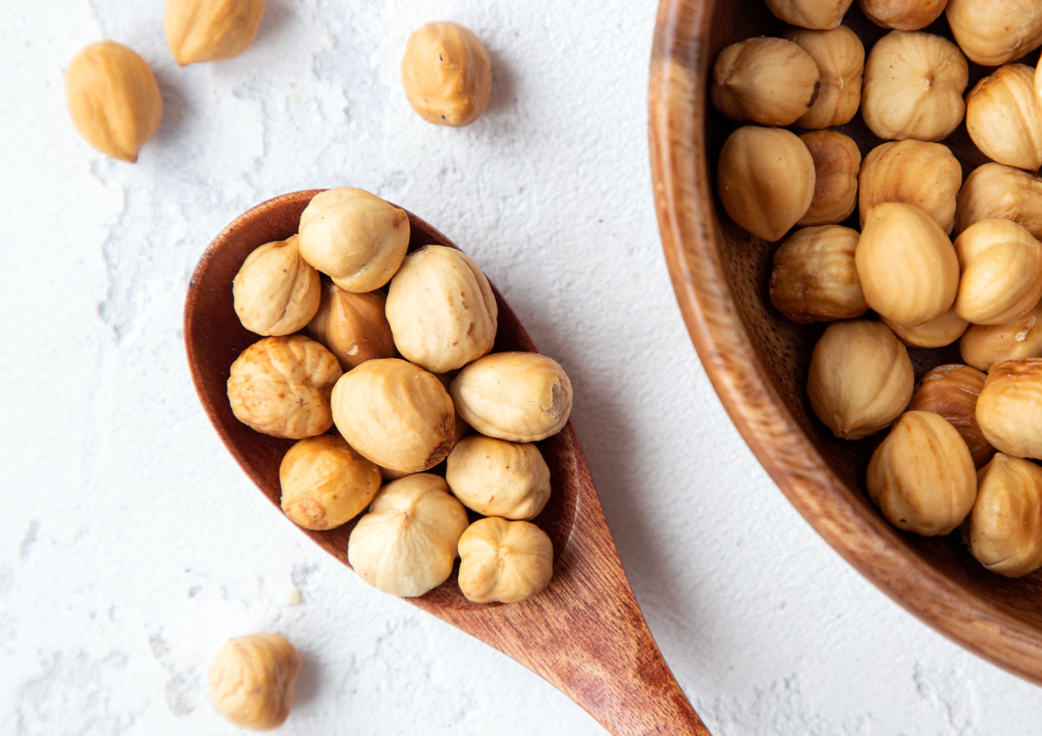 Dry Roasted Blanched Hazelnuts with Himalayan Salt, 1 Pound — Kosher, Vegan — by Food to Live