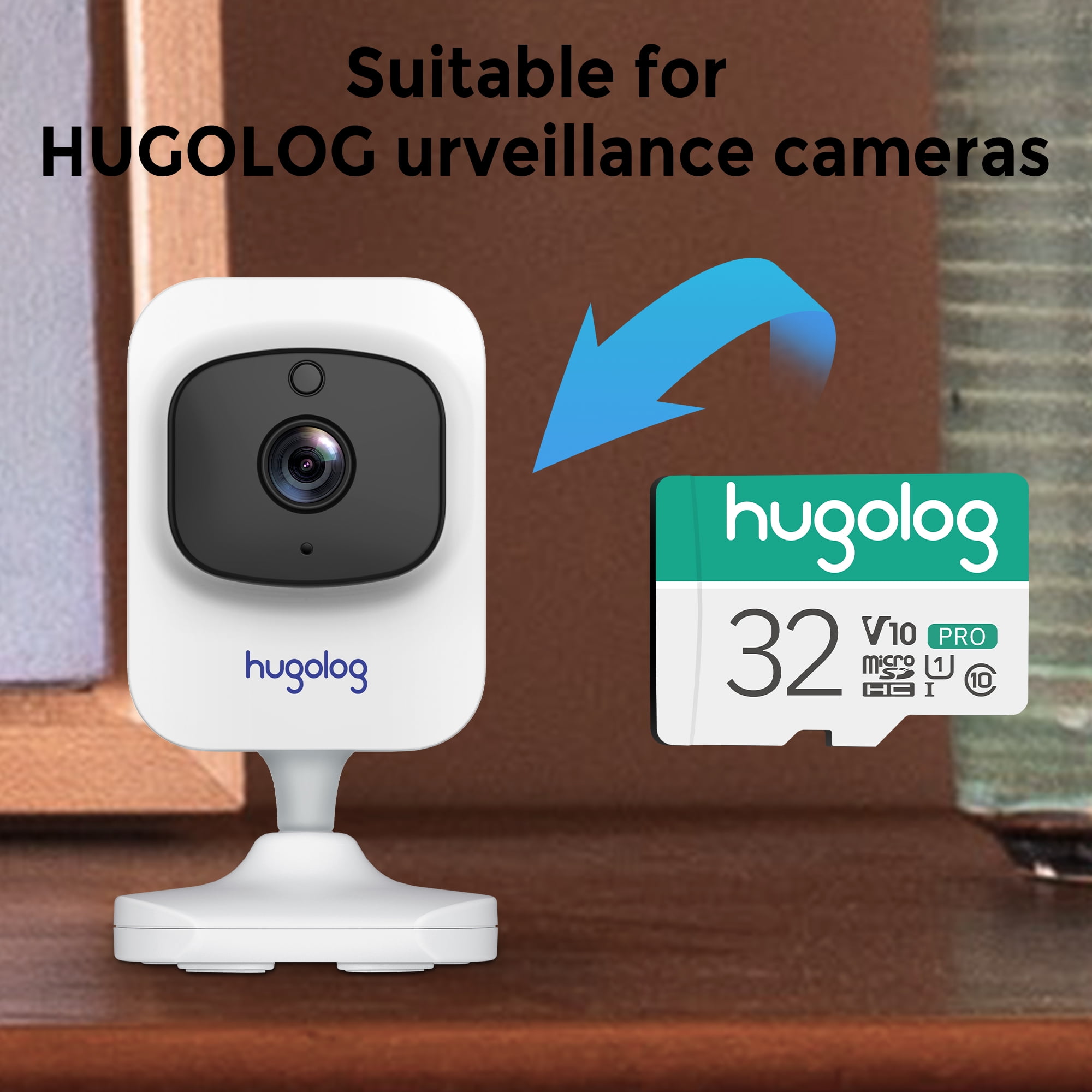 Hugolog 3 packs 32GB Micro SD Card, Micro SDXC UHS-I Memory Card – 95MB/S,633X,U3,C10, Full HD Video V30, A1, FAT32, High Speed Flash TF Card P500 for Phone/Tablet/PC