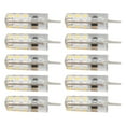 thumbnail image 2 of 10 bombillas LED G4 de silicona con base de dos pines, blanco cálido, 3000 K, 1,5 W, CA 220 V, 110 lm, repuesto para paisajismo., 2 of 14