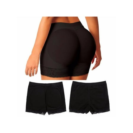 Buttock Lift Care Elastic Breathable Women Buttock Padded Underwear Bum Butt Lift Hip Enhancer Brief Shapewear Pants S-2XL ()