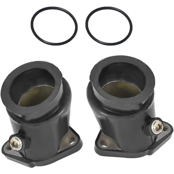 Waltyotur 2PCS Carburetor Intake Manifold Boot Carburetor Interface Adapters Replacement for Honda Rebel CA250 CMX250 C