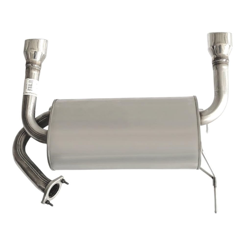 Northeastern Exhaust Y-Pipe, Resonator & Muffler Fits 2003-2008 Infiniti FX35 3.5L SUV - Direct Fit | Stainless Steel
