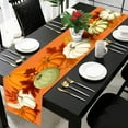 thumbnail image 4 of asddcavvf Fall Tablecloth 72x13 Inch Thanksgiving Autumn Pumpkin Orange Table Cover for Party Picnic Dinner Table Tassel, 4 of 5