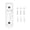 White, variant on Video Doorbell Back Plate Cover Replacement Door Bell Backplate for Blink Video Doorbell, Black