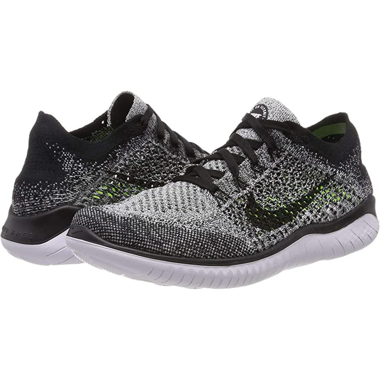 Nike RN Flyknit 2018 942838-101 Men Black/White Running Sneaker Shoes NX98 (9.5) - Walmart.com