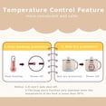 thumbnail image 3 of Dezin Hot Pot Olla Rápida Para Fideos Olla Eléctrica De Acero Inoxidable De 1,6 Litros Perfecta Para Ramen Huevo Pasta Bola De Masa Sopa Gachas Avena Con Control De Temperatura Y Función De Mantener C, 3 of 5