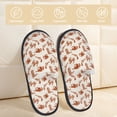 thumbnail image 2 of Fotbe Cowboy Western Pantuflas Peludas para Mujer con Estampado, Zapatillas de Peluche, Zapatos de Invierno para Casa, Uso Interior y Exterior-Medium, 2 of 8