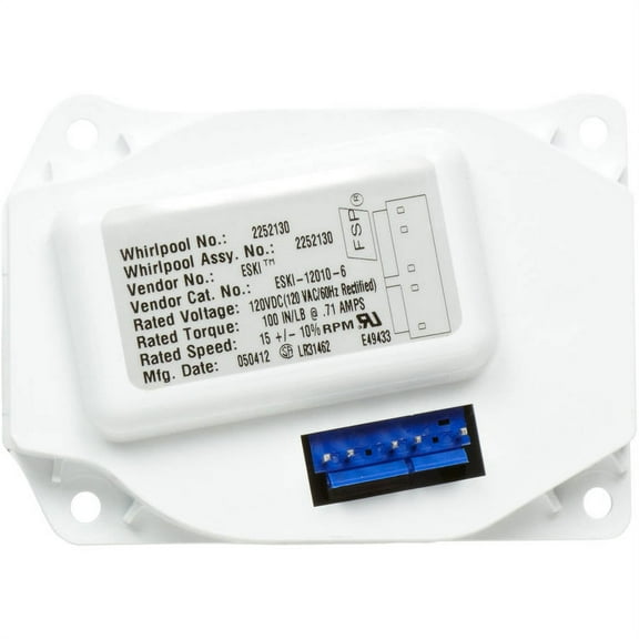 Genuine Whirlpool 2252130 Refrigerator Auger Motor