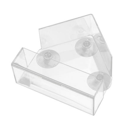 Acrylic Transparent Bird Feeder Tray Birdhouse Window Suction Cup (Best Window Bird Feeder Reviews)