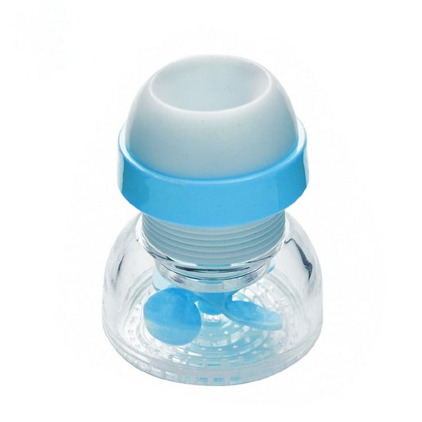 Wosthever Grifo de cocina giratorio de 360 grados, bañeras, herramienta de ahorro de agua para baño, extensor de grifo de a mano, Juegos de accesorios de baño Azul