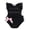 Black, variant on Luxsea Summer Baby Girl Sleeveless Bodysuits, Toddler Solid Onesies, Lace Letter Newborn RompersPhotography Props Dress Infant Jumpsuits Cotton 0-12M