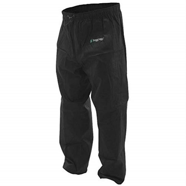 frogg toggs Frogg Toggs Pro Action Waterproof Rain Pant, Black