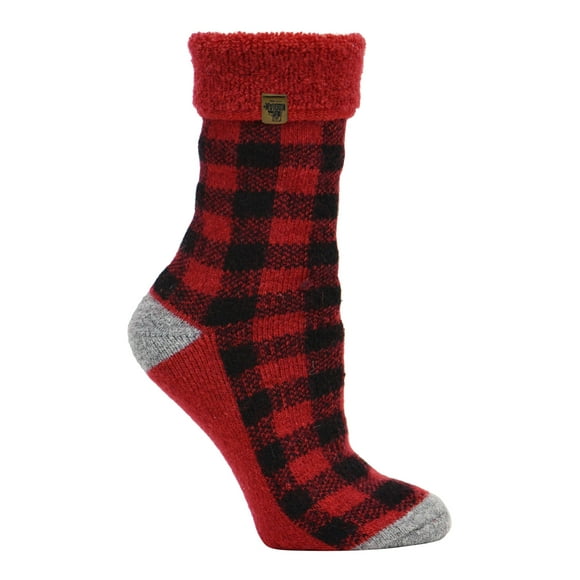 Kodiak Ladies Thermal Crew Red/Black 2 Pairs