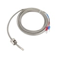 thumbnail image 3 of Automated Industry Supplies,Thermocouple K Type Durable Stainless Steel Temperature Sensor Temperature Controller Probe Stylish and Modern, 3 of 8