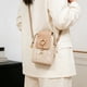 thumbnail image 1 of Bolso cruzado tejido con paja Mini bolso para gatos – correa ajustable de nailon, portamóviles de gran capacidad, bolso de viaje de verano blanco caqui marrón, 1 of 6