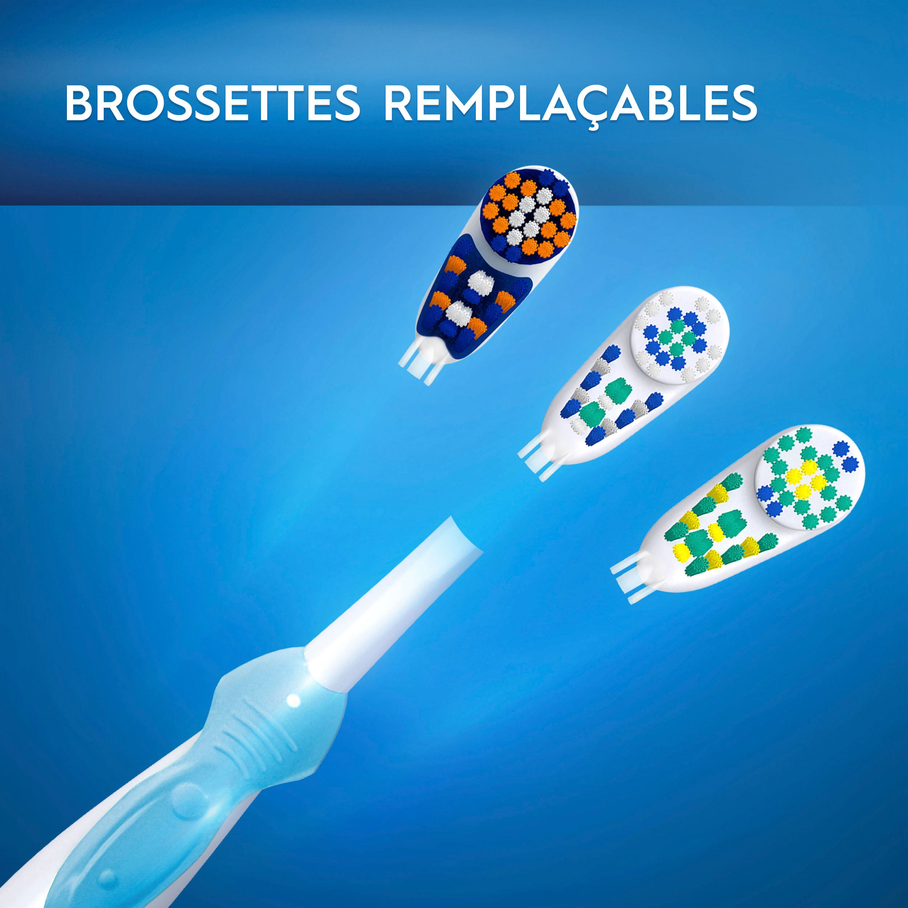 Brosse à dents à pile Oral-B Complete, les couleurs peuvent varier