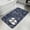Blue, variant on Black White Botanical Bathroom Rugs Non Slip Washable Bath Mat Absorbent Low Pile Front Door Mat Vintage Floral Plants Branch Indoor Doormat for Kitchen Entryway Shower Decor Accessories 31.5"x47.2"