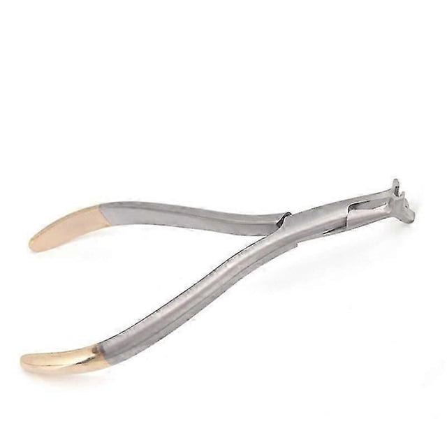 Pinzas para doblar alambres dentales, pinzas de ortodoncia, fórceps de doblado posterior con extremo distal, acero inoxidable.