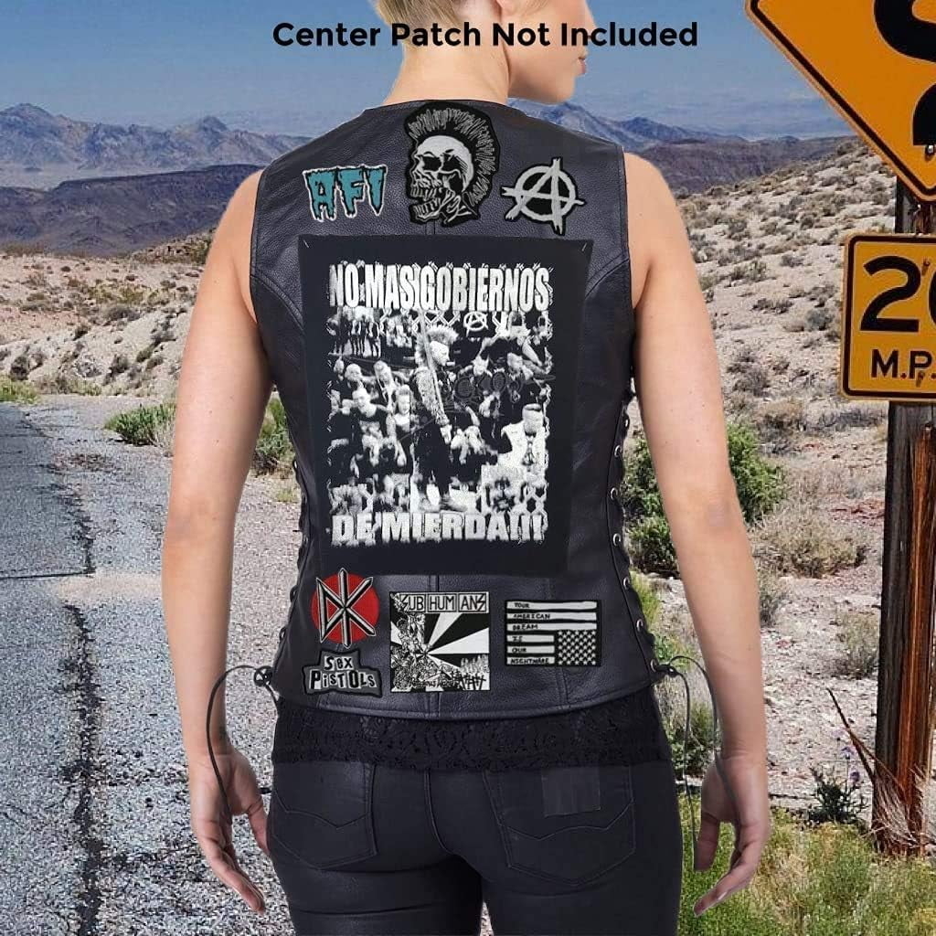 Anarchy & Skulls: Punk Rock Legends 14pc Patch Set Dead Kennedys, Misfits, AFI & More - Iron-On Collection by Nixon Thread Co.