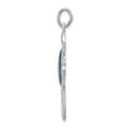 thumbnail image 6 of Auriga Fine Jewelry 925 Sterling Silver Rhodium-plated Miraculous Medal Cross Pendant for Women (L-36 mm, W-23 mm), 6 of 6