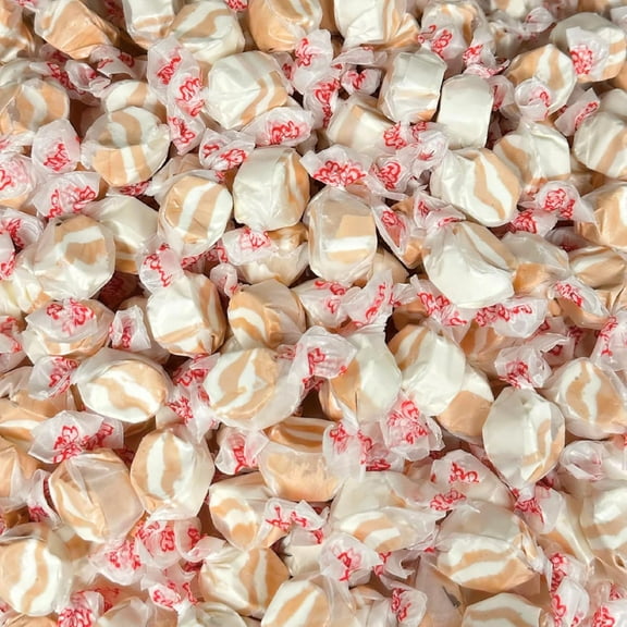 Premium Coconut Saltwater Taffy – 1 lb (60  Individually Wrapped Pieces) – Gluten-Free, Nut-Free Tropical Treats