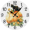 BHvvfA8b, variant on Eveokoki 10 Inch Pumpkin Patch With Animals Wall Clock, Silent Non-Ticking Decorative Clock for Fall Thanksgiving Kitchen Living Room Bedroom